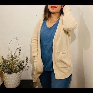 Cream Universal Thread Cardi